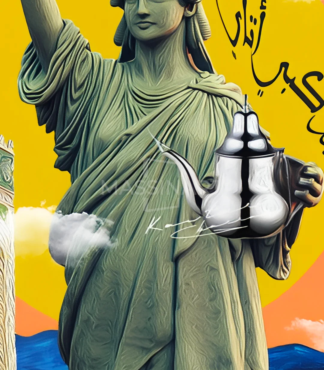 Kebi Atay - signé par l'artiste Kawtar BRZ.